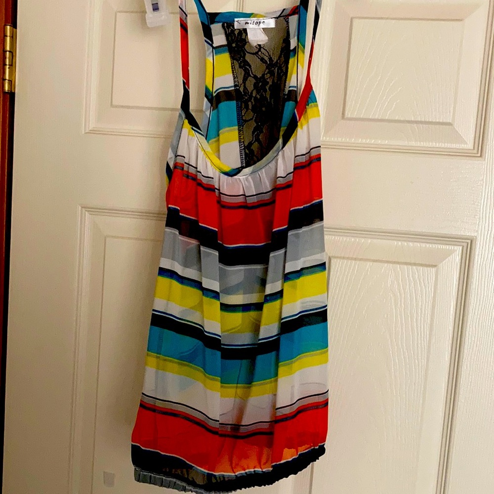Tank Top, Sheer, Size Small